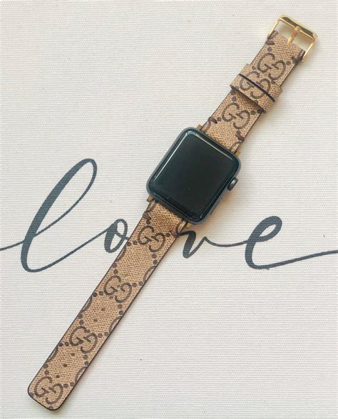 gucci iwatch strap|Gucci interchangeable watch straps.